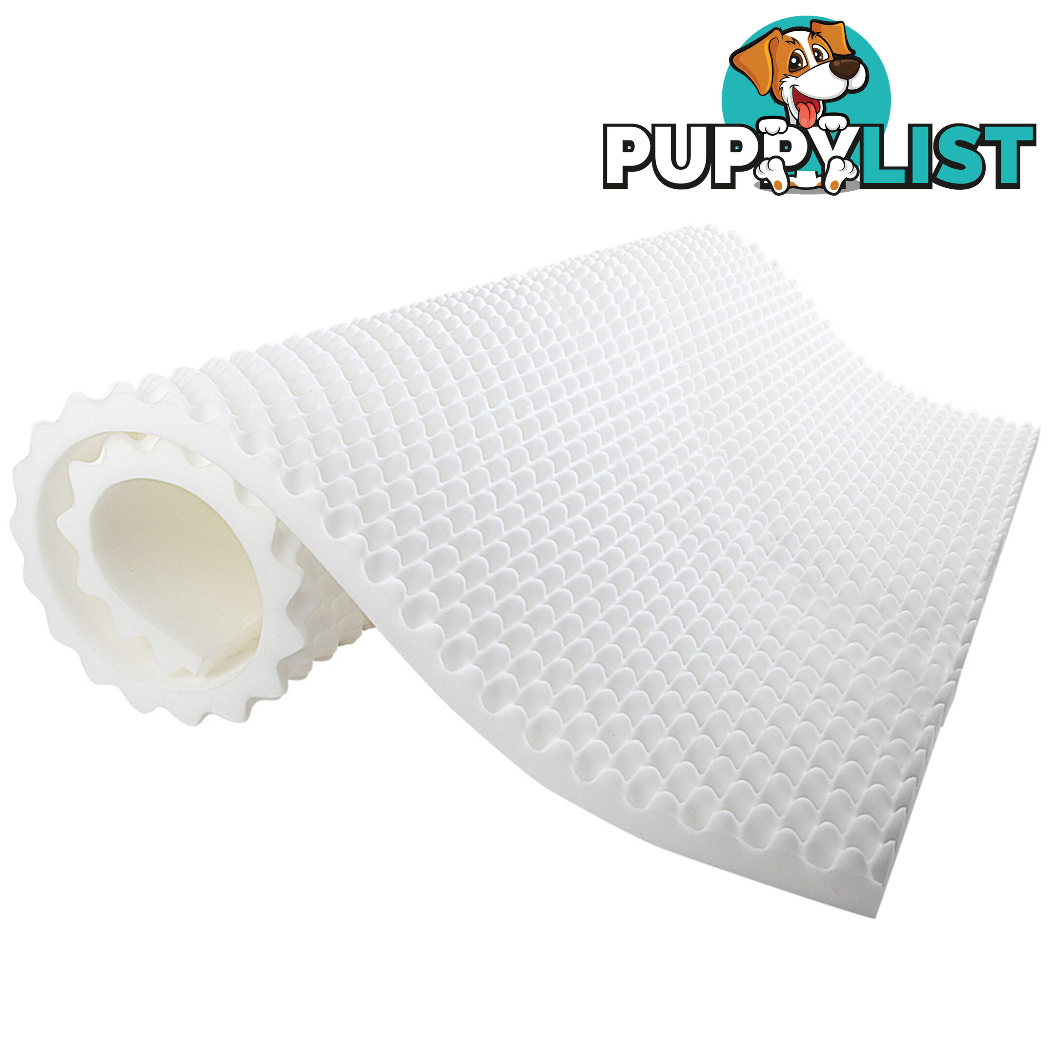 Deluxe Egg Crate Mattress Topper 5 cm Underlay Protector Double