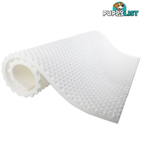 Deluxe Egg Crate Mattress Topper 5 cm Underlay Protector Double