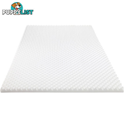 Deluxe Egg Crate Mattress Topper 5 cm Underlay Protector Double