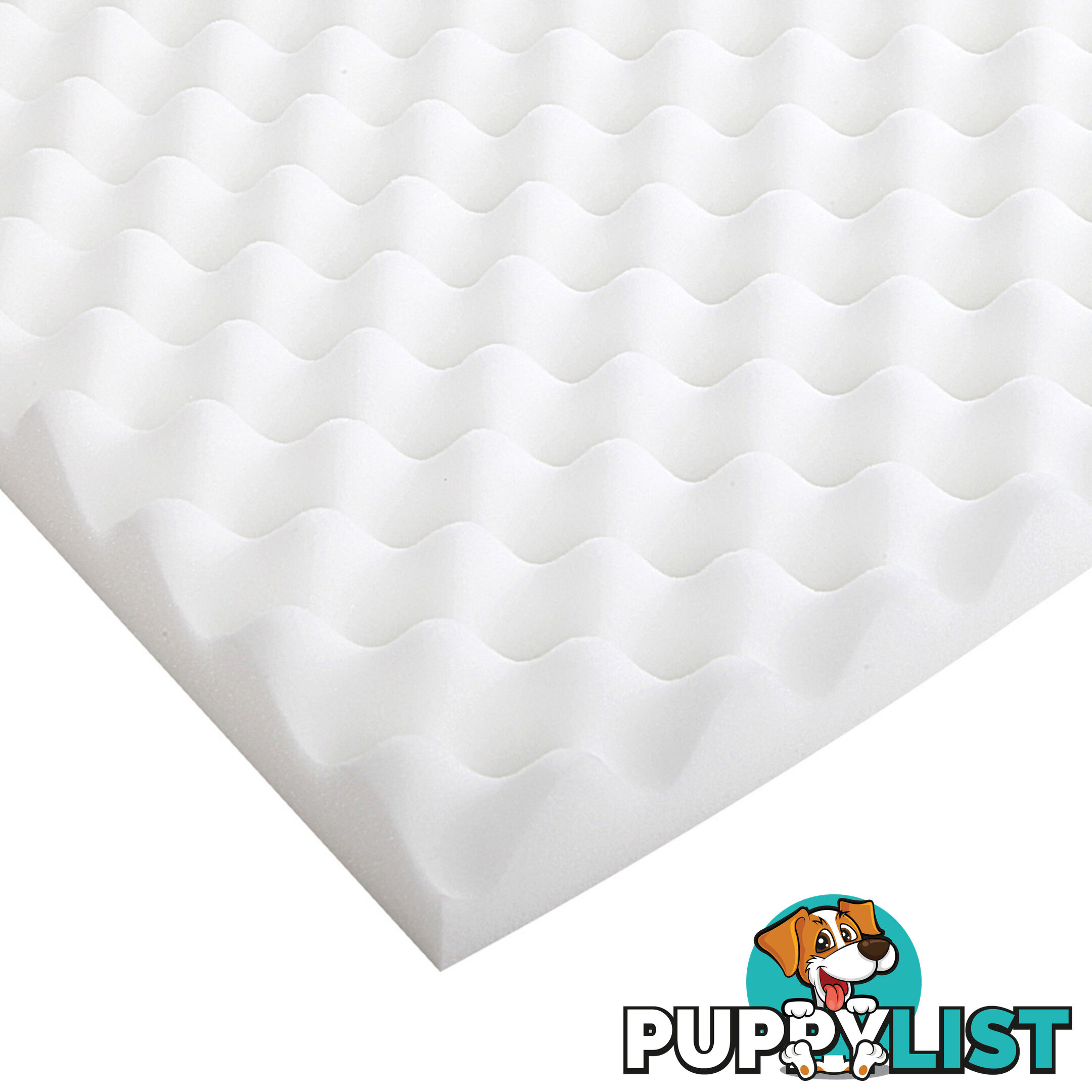 Deluxe Egg Crate Mattress Topper 5 cm Underlay Protector Double