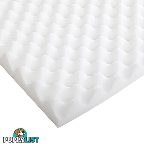 Deluxe Egg Crate Mattress Topper 5 cm Underlay Protector Double