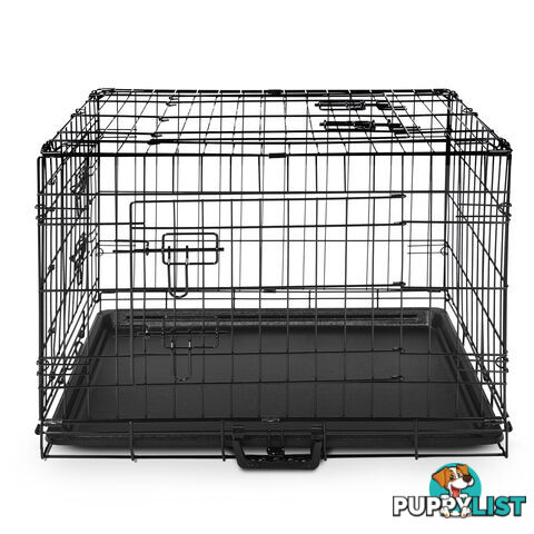 Metal Collapsible Dog Cage 24IN