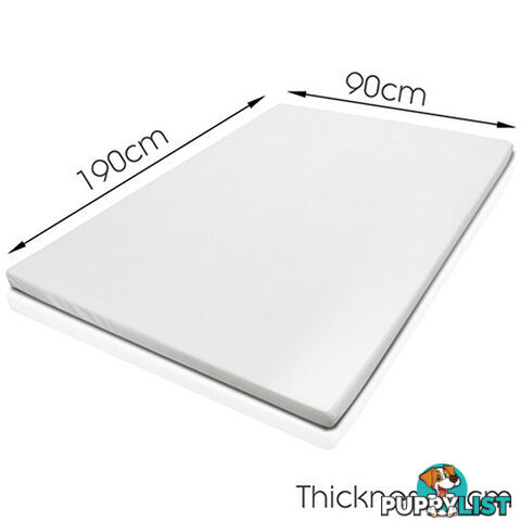 Visco Elastic Memory Foam Mattress Topper 8cm Single