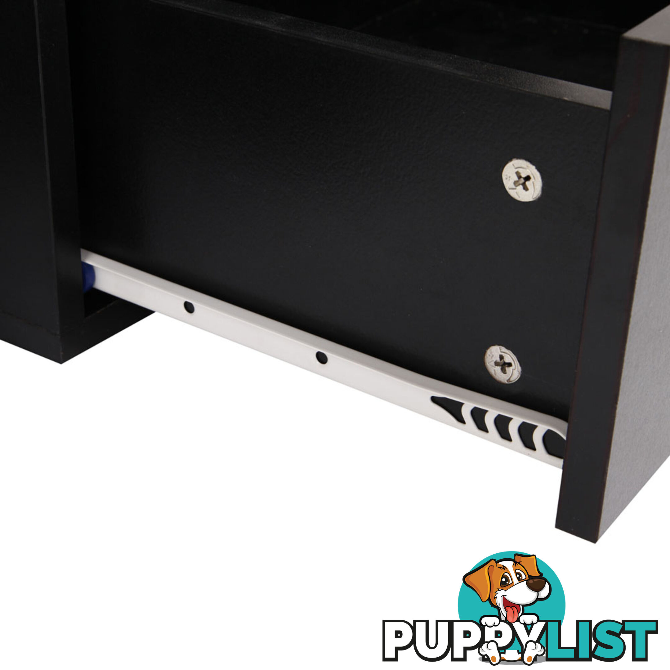 TV Stand Entertainment Unit Adjustable Cabinet Black