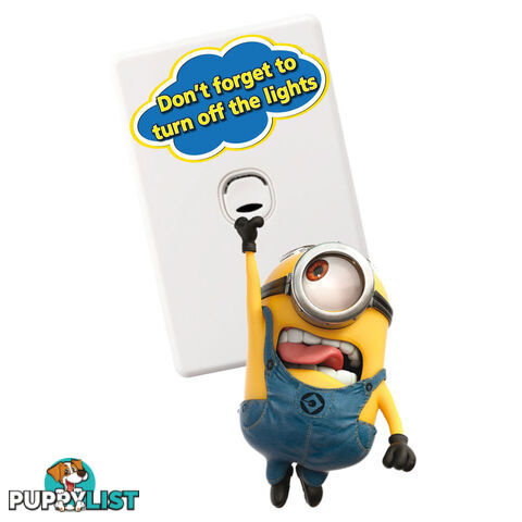 Minions Light Switch Wall Stickers - Totally Movable