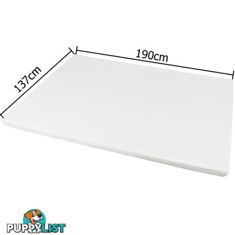 Visco Elastic Memory Foam Mattress Topper 5cm Double