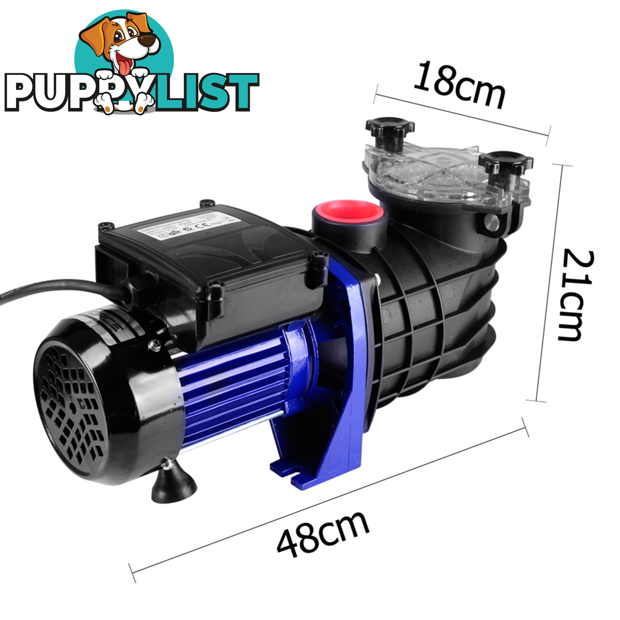 600w Swimming Pool Pump 11000 L per hour