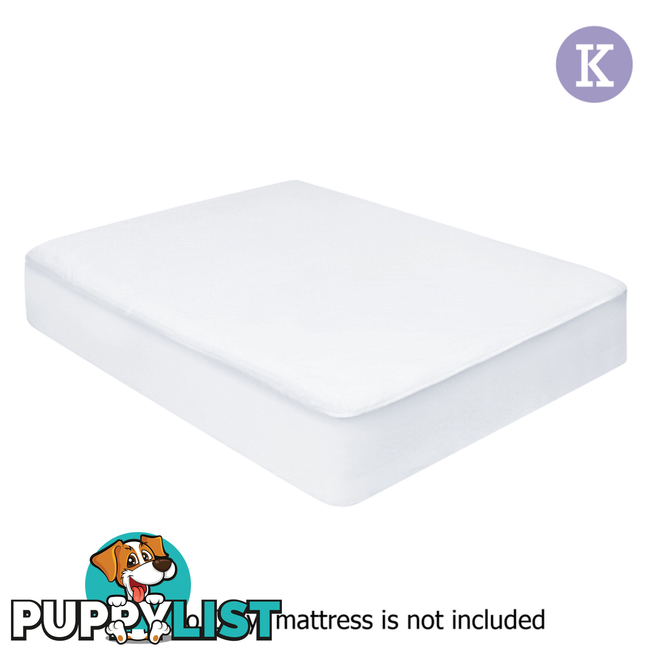 Waterproof Non-Woven Mattress Protector - King