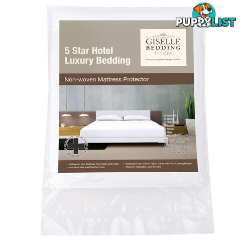 Waterproof Non-Woven Mattress Protector - King