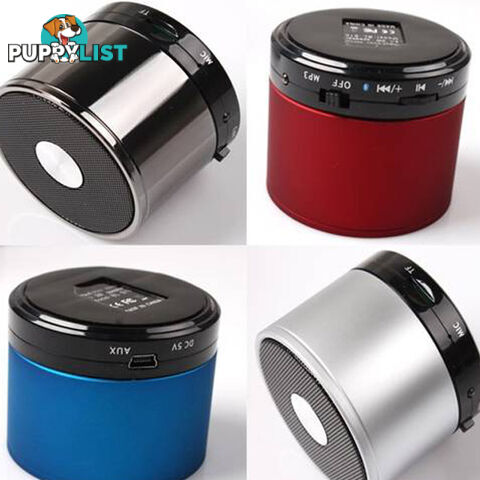 Mini Bluetooth Speaker Wireless Portable Stereo for iPhone Mobile MP3 Black