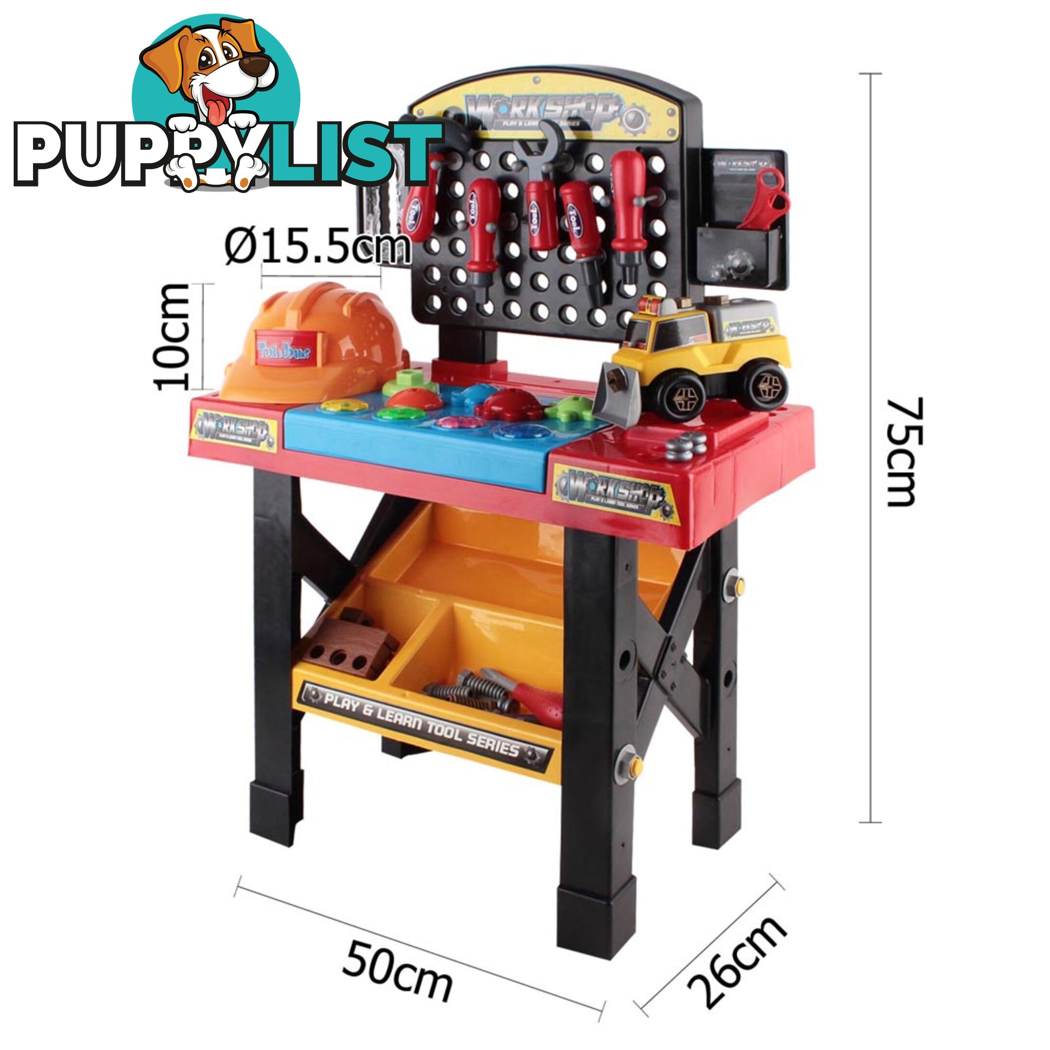 Workshop Pretend Play Set Black