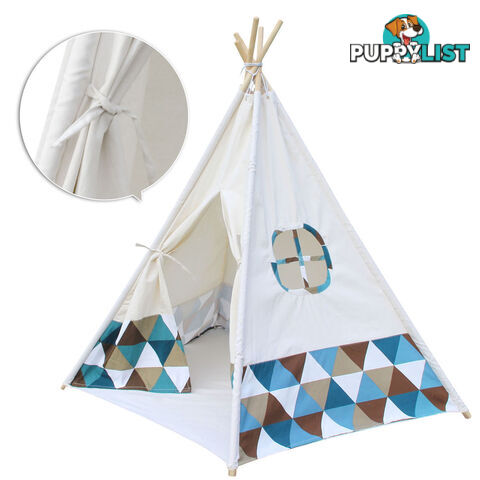 5 Poles Teepee Tent w/ Storage Bag