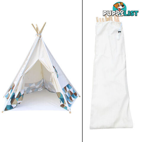 5 Poles Teepee Tent w/ Storage Bag