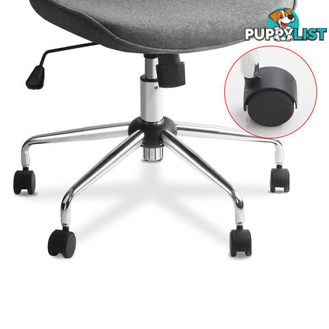 Modern Office Desk Fabric Chair _ Grey