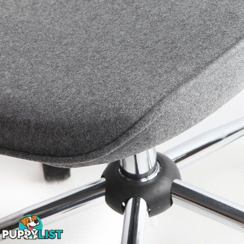 Modern Office Desk Fabric Chair _ Grey