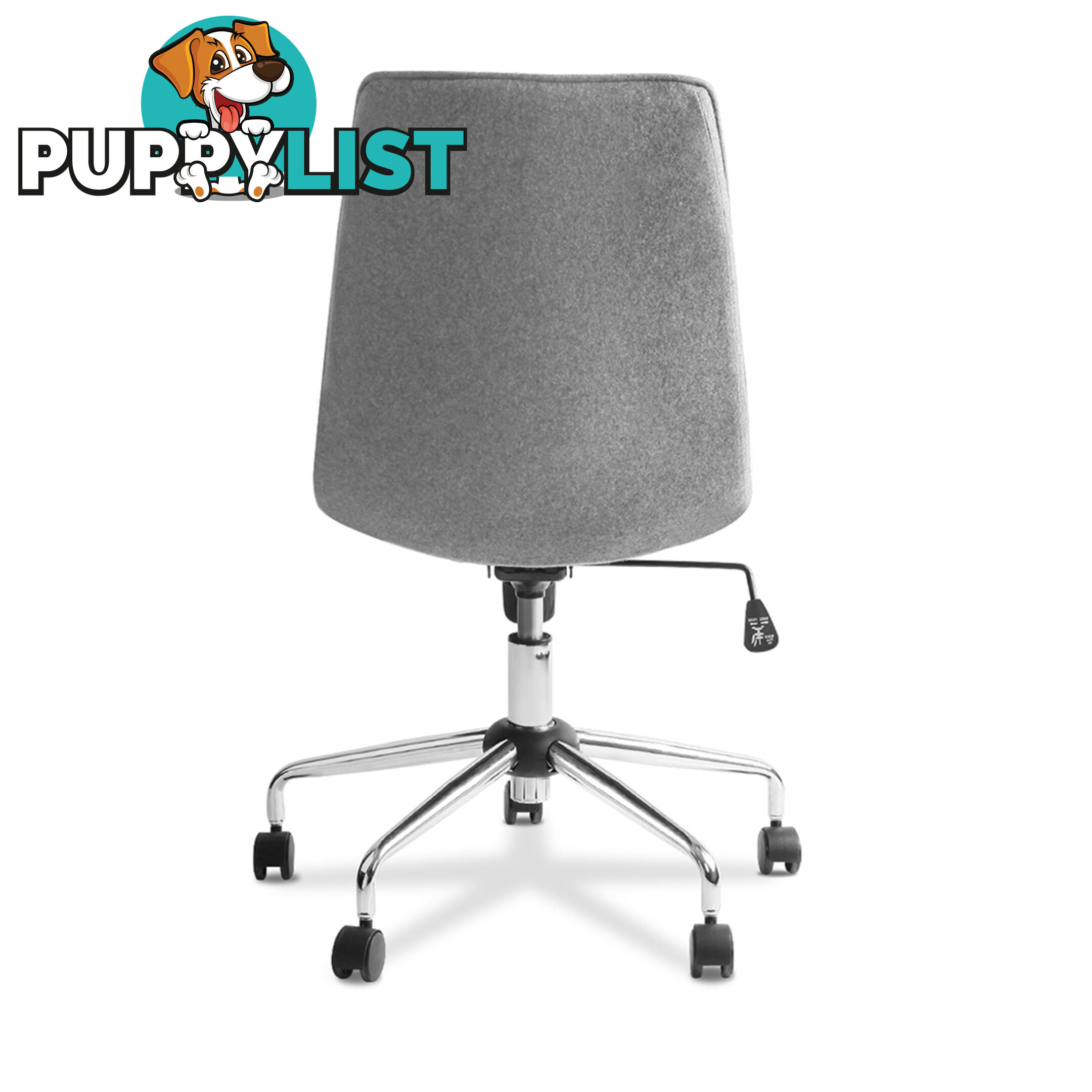 Modern Office Desk Fabric Chair _ Grey