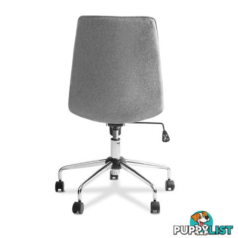 Modern Office Desk Fabric Chair _ Grey