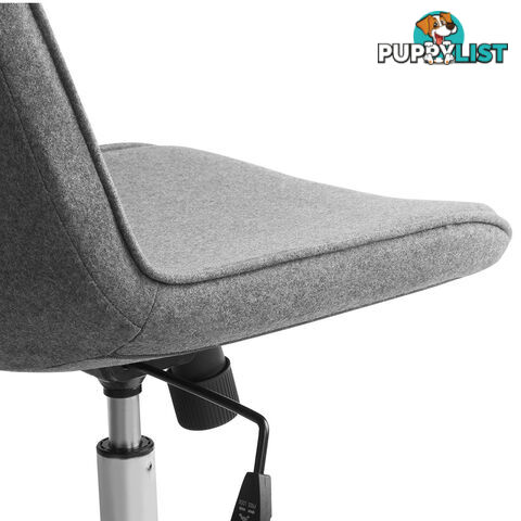 Modern Office Desk Fabric Chair _ Grey