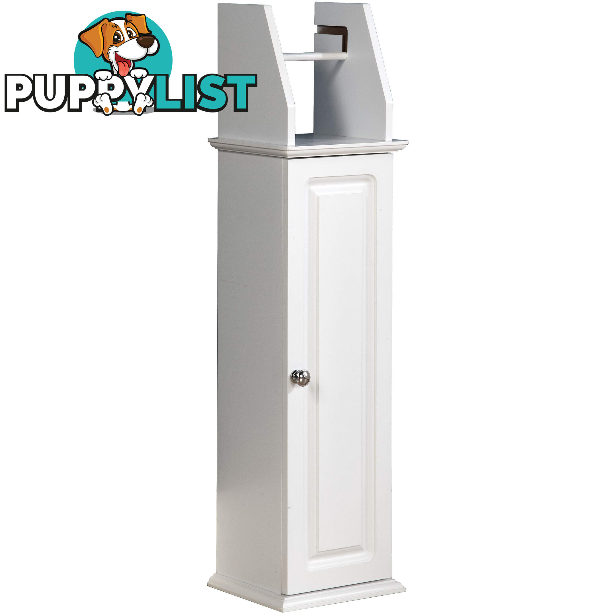 Dignity Toilet Roll Cupboard in WHITE