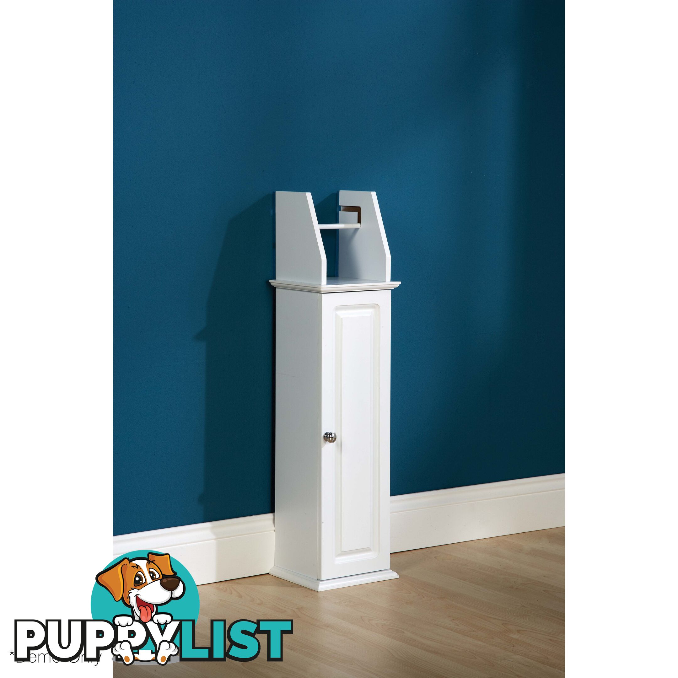 Dignity Toilet Roll Cupboard in WHITE