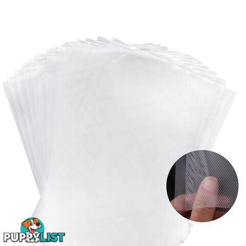 100 Food Sealer Bags: 20 x 30cm