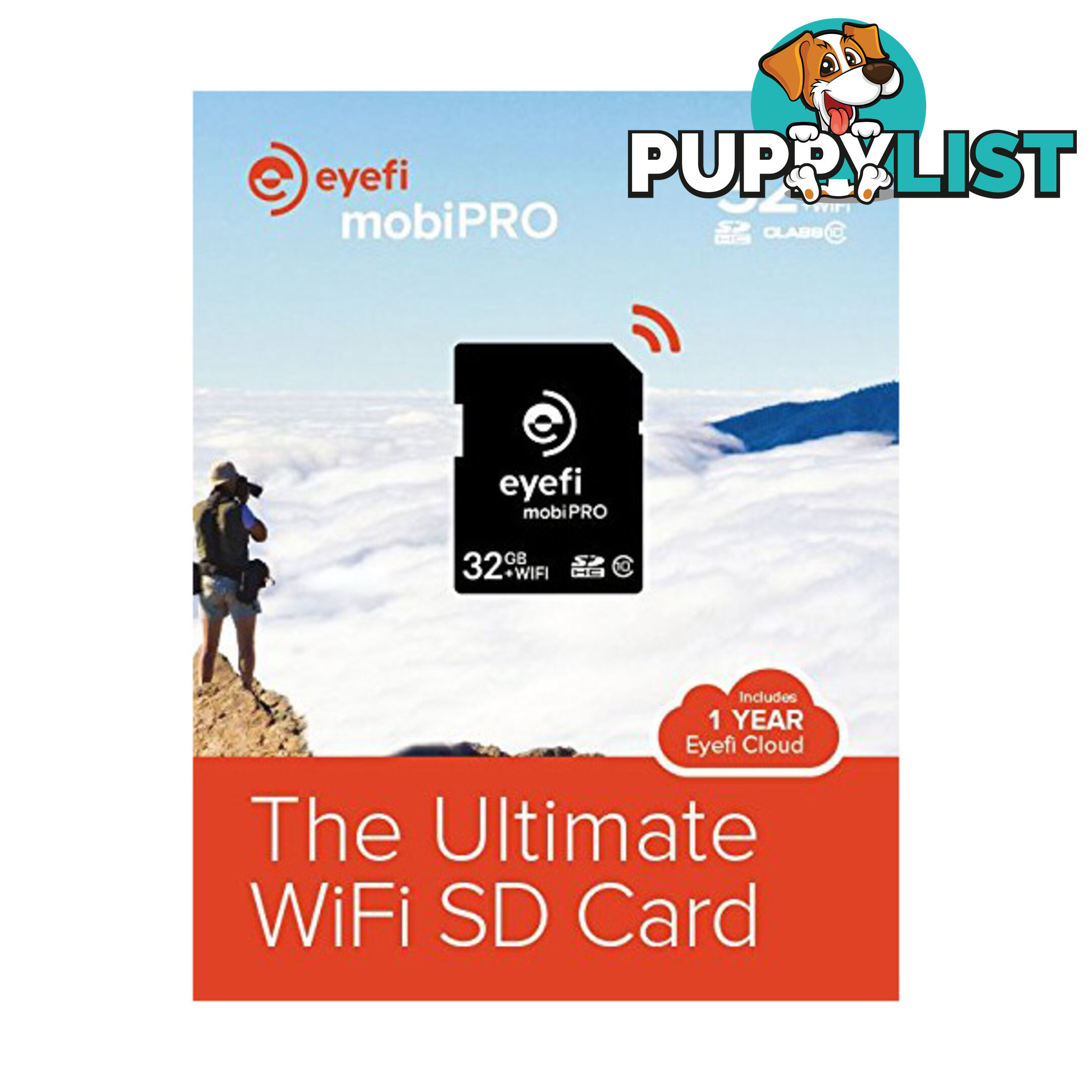 EYE FI  32GB mobi +wifi pro SDHC class 10 Card (MOBIPRO-32)