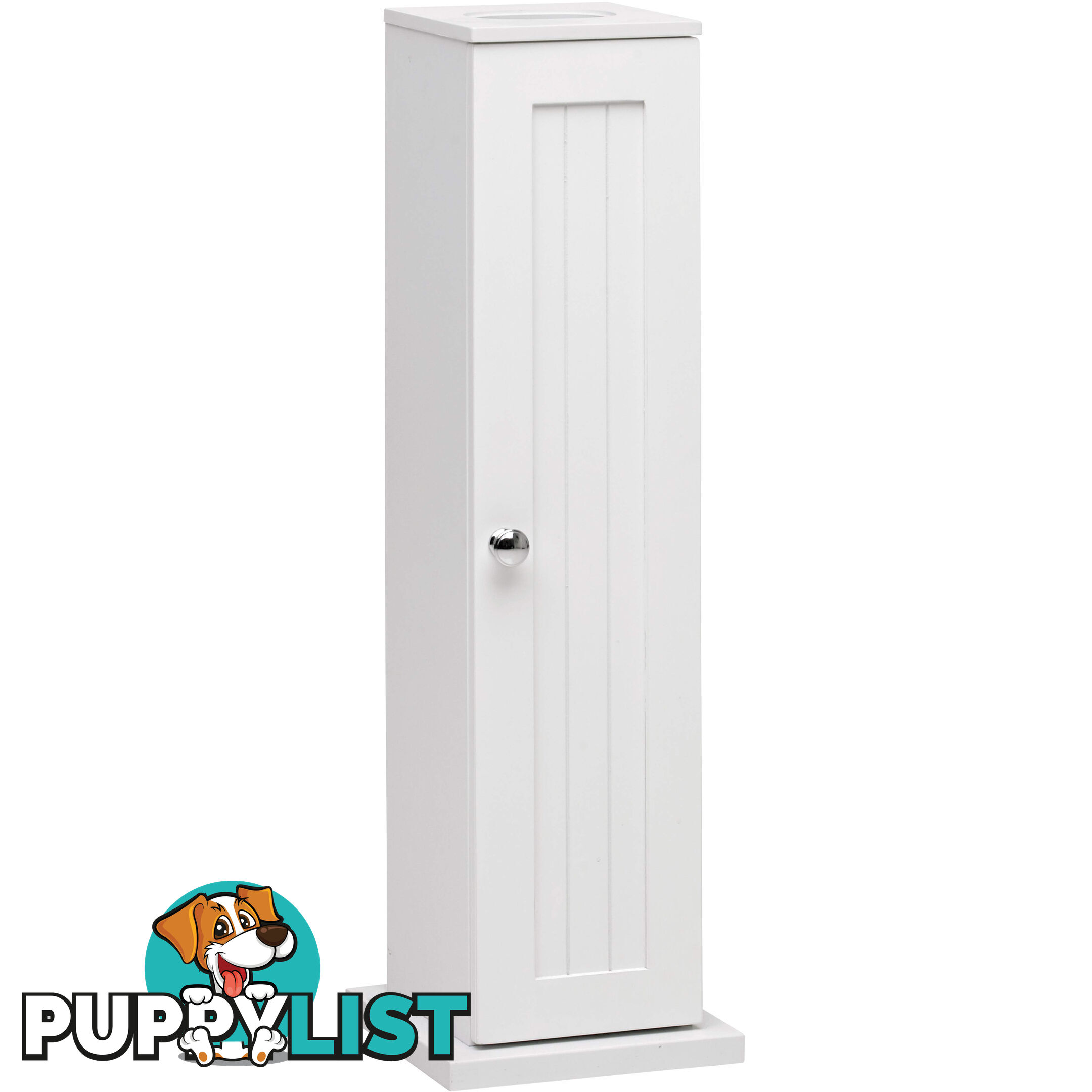 Grace Toilet Roll Cupboard in WHITE