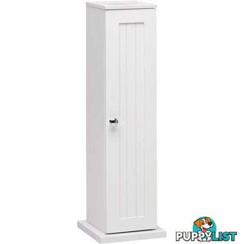 Grace Toilet Roll Cupboard in WHITE