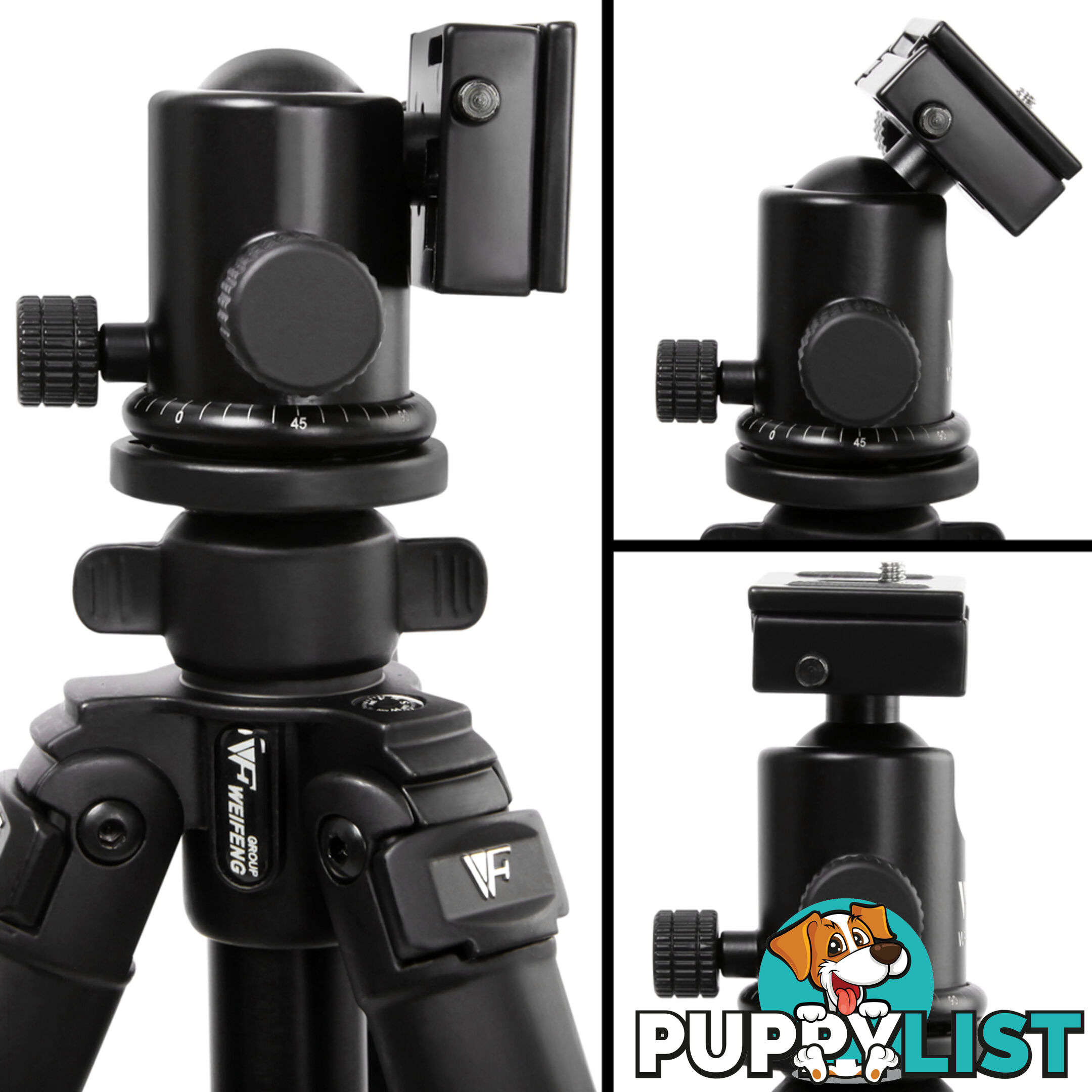 Professional Ball Head Tripod Digital Camera 173cm