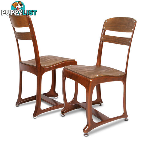 Set of 2 Replica Eton Dining Chairs - Copper