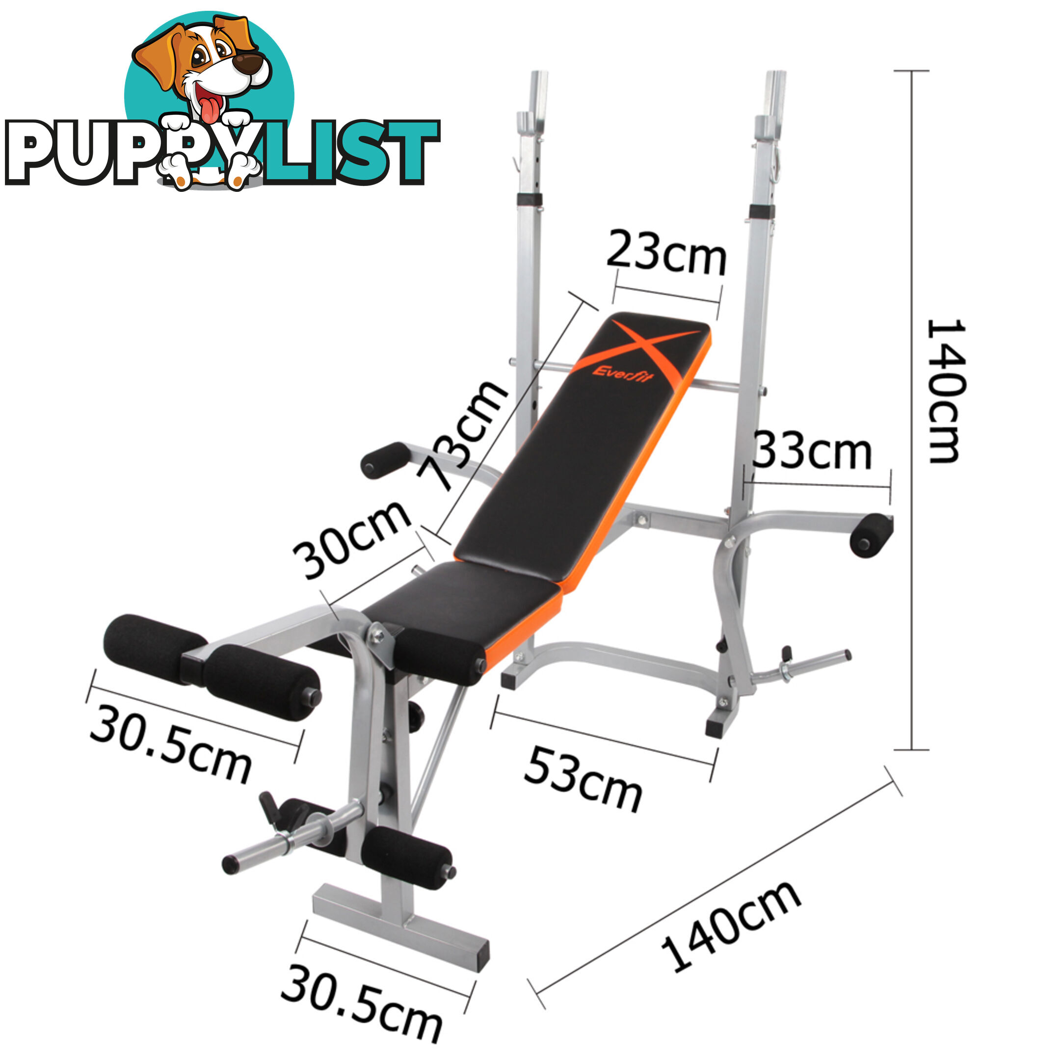 Adjustable Home Gym Multi-Station Weights Bench