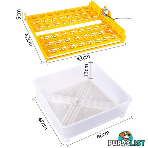 Automatic 96 Egg Incubator Yellow