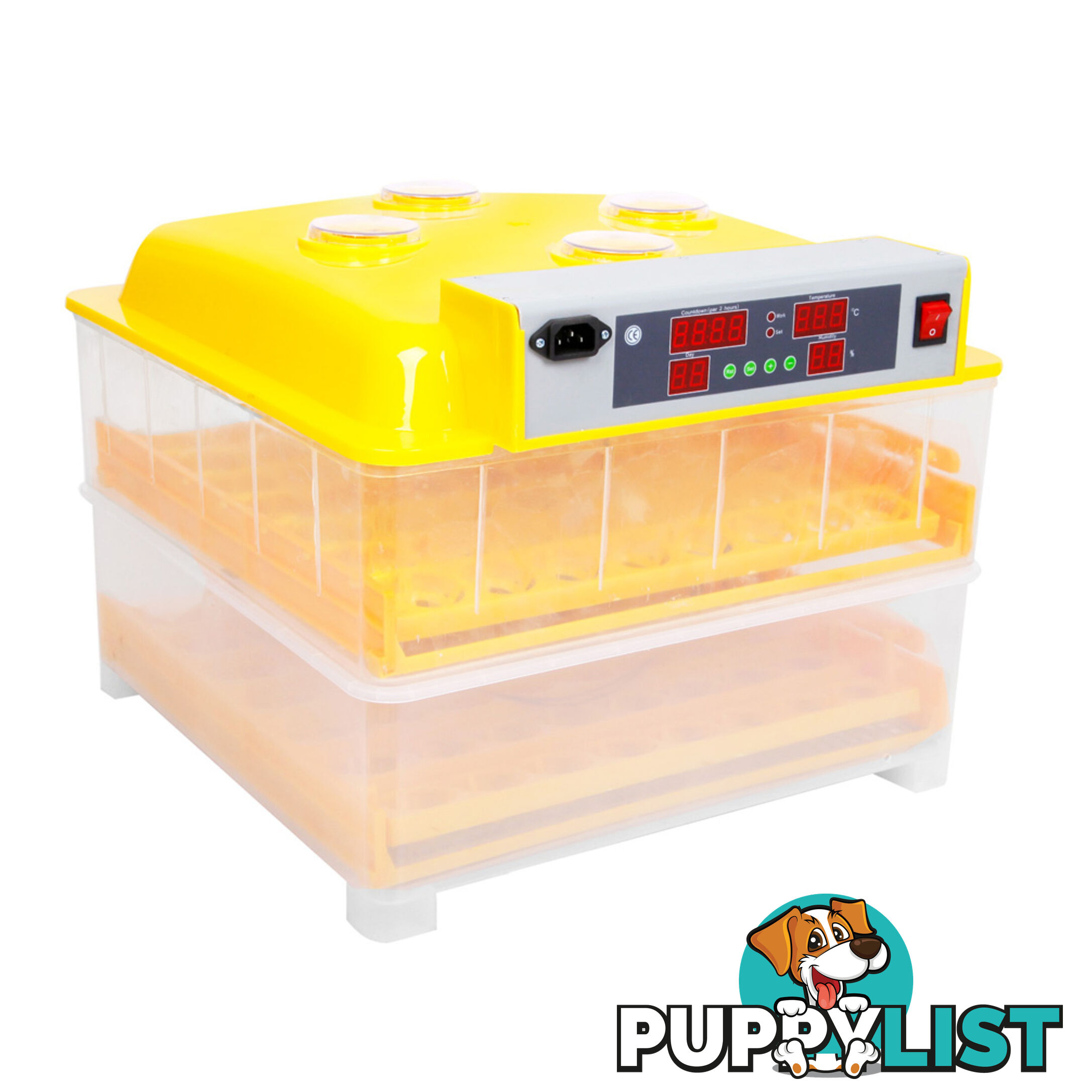 Automatic 96 Egg Incubator Yellow