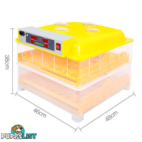 Automatic 96 Egg Incubator Yellow