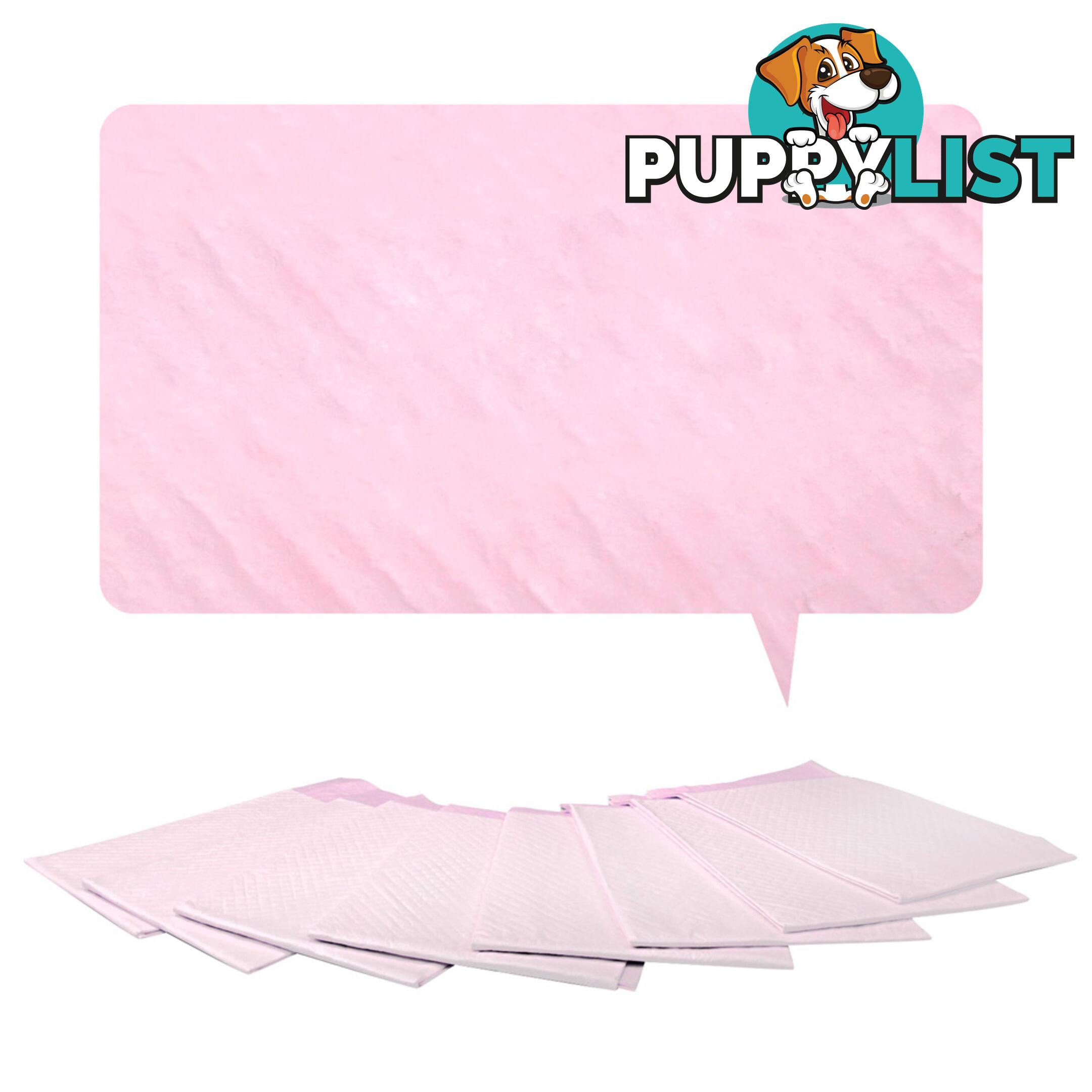 200 Puppy Pet Dog Toilet Training Pads Pink