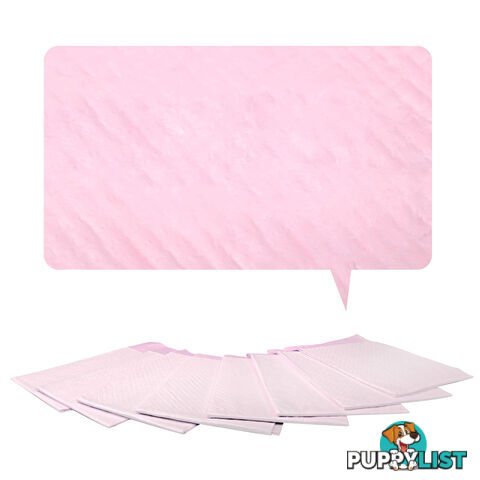 200 Puppy Pet Dog Toilet Training Pads Pink