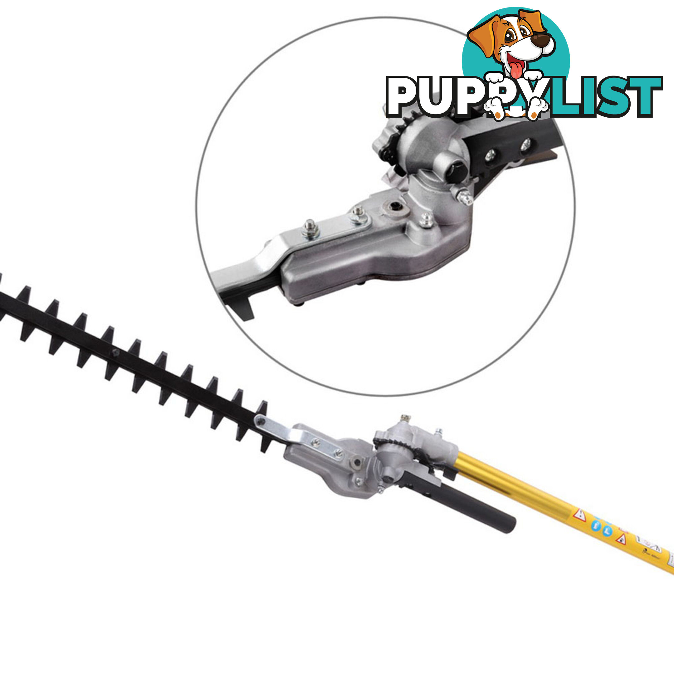 65cc 2 In 1 Petrol Pole Chainsaw Hedge Trimmer Pruner