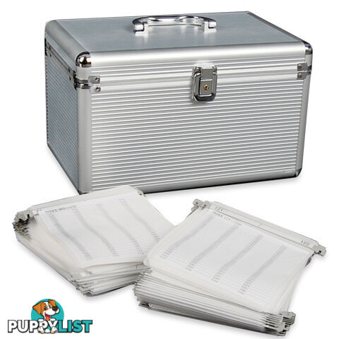 Aluminium CD DVD Bluray Storage Case Box 240 Discs SL