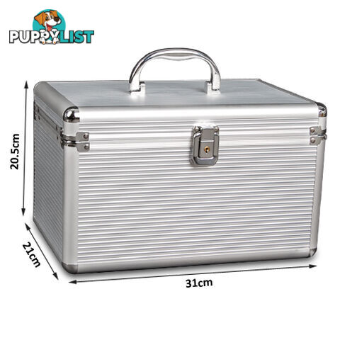 Aluminium CD DVD Bluray Storage Case Box 240 Discs SL