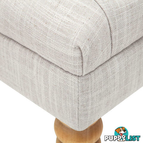 Seat Footstool Bench Stool - Beige