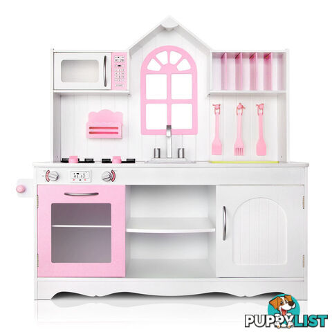 Wooden Kitchen Playset - White