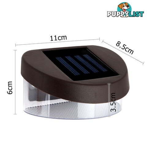 Set of 12 Solar Fence Light