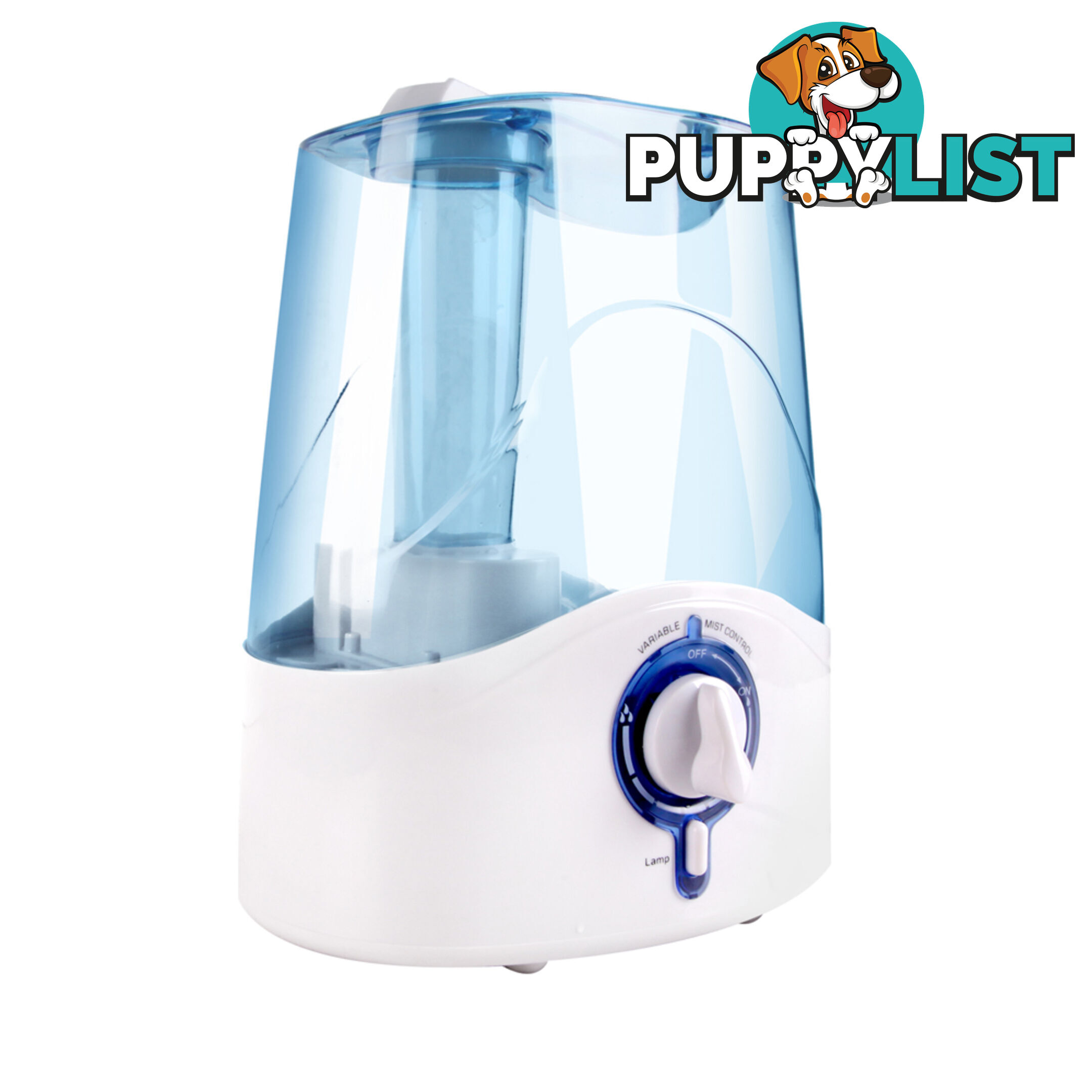 Ultrasonic Cool Mist Air Humidifier 4.5L White Blue