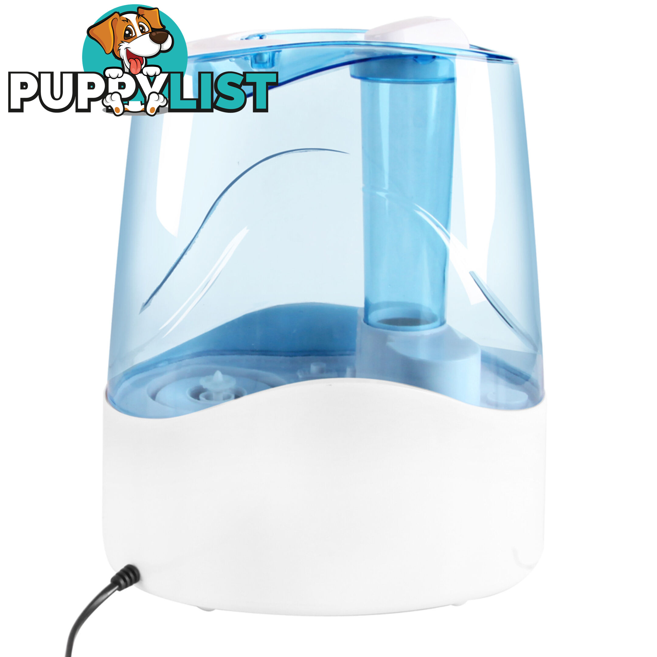 Ultrasonic Cool Mist Air Humidifier 4.5L White Blue