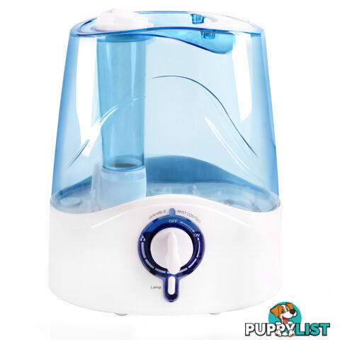 Ultrasonic Cool Mist Air Humidifier 4.5L White Blue