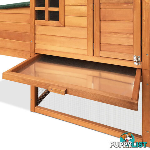 Wooden Pet Hutch with Nesting Box