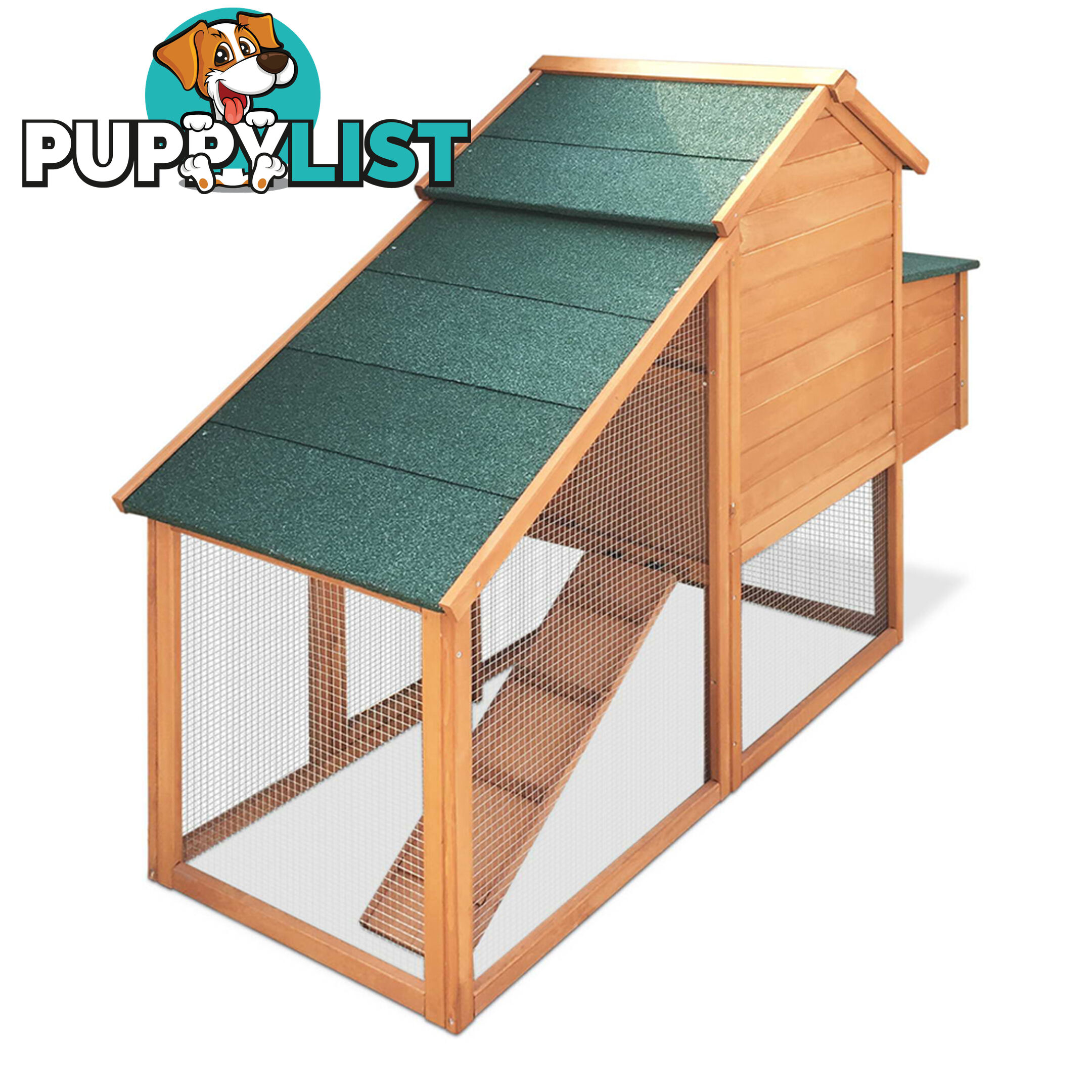 Wooden Pet Hutch with Nesting Box