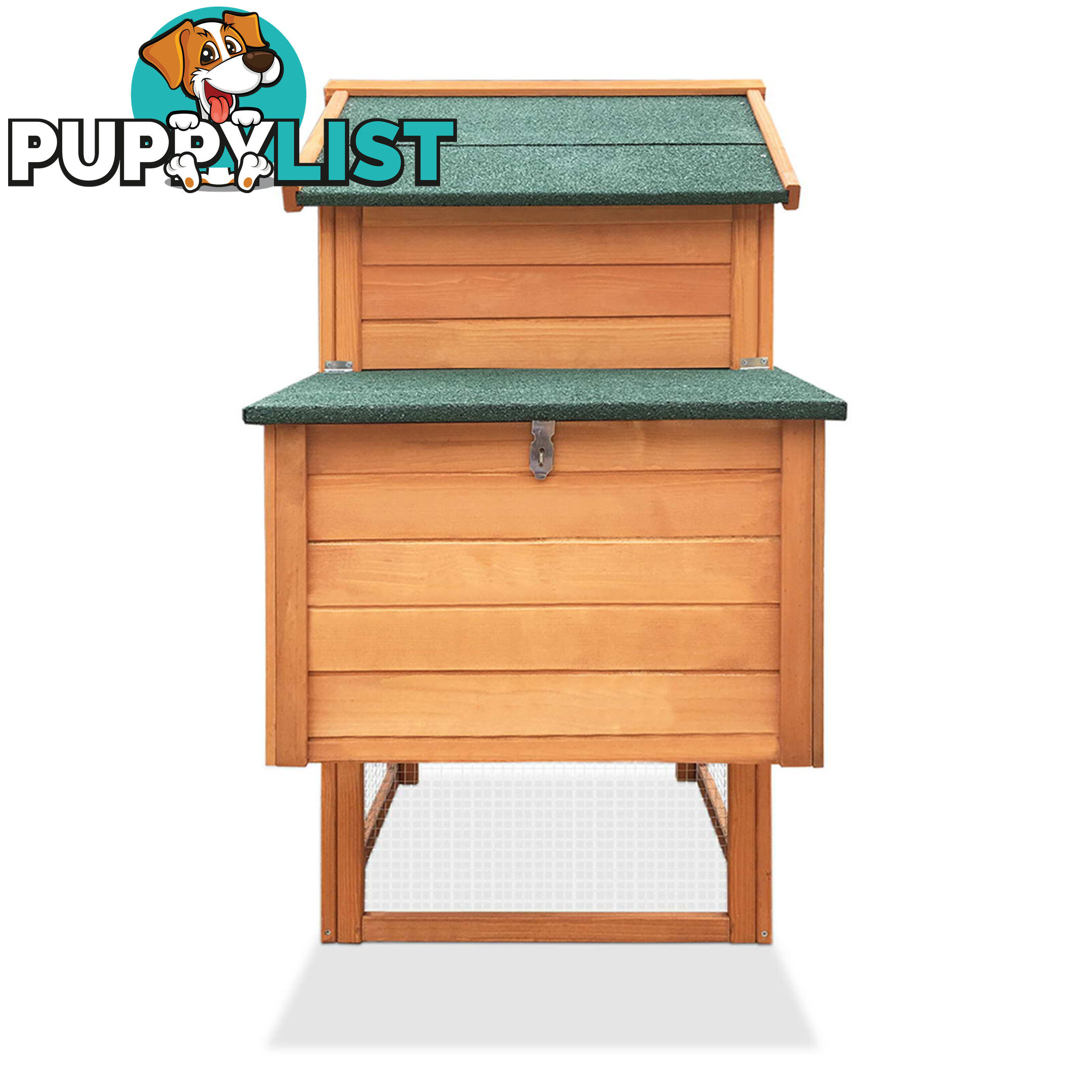 Wooden Pet Hutch with Nesting Box