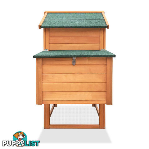 Wooden Pet Hutch with Nesting Box