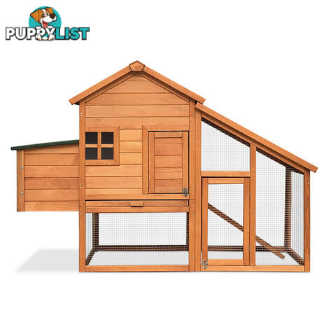 Wooden Pet Hutch with Nesting Box